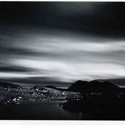Sunset, Fossil Lake, Montana 1979