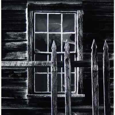 Picket Fence and Window, Bodie, 1976