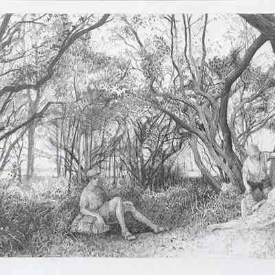 Live Oaks & Sleeping Nymph