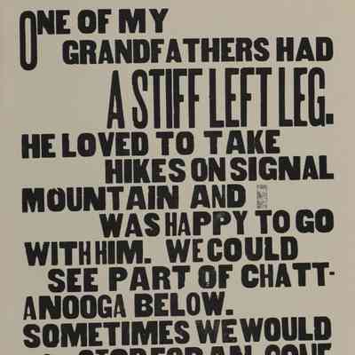 Tell Me A Story! "One of my Grandfathers..."