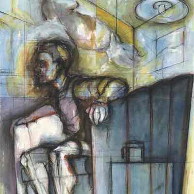 Self-Portrait (seated) #3