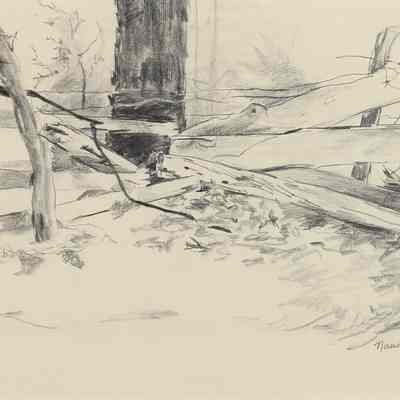 Paris Landing Sketch