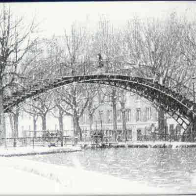 Canal Saint-Martin-Paris 1978