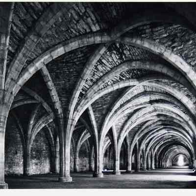 Lay Brothers Refectory, Fountains Abbey, 1980