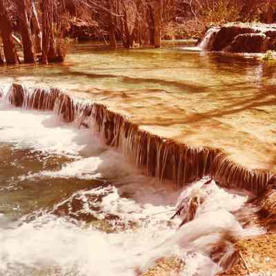 Travertine Falls, Havasupai, AZ 1979
