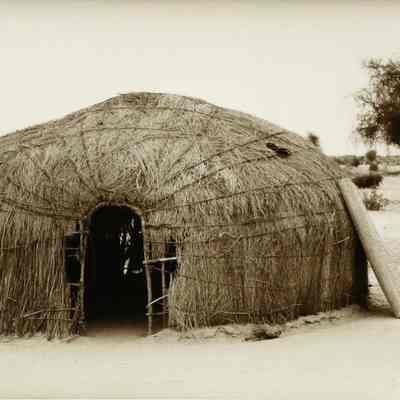 Fulani hut in Senegal 1976