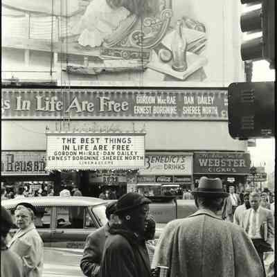 Untitled (Times Square, street scene)