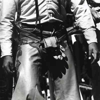 Cowboy with Gloves, Calgary, 1978