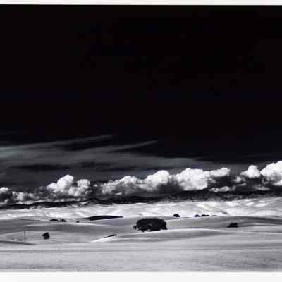 Hills and Clouds, Central California, 1977