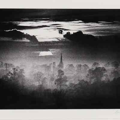 Sunset Middleton Cheney, Northamptonshire, England, 1974