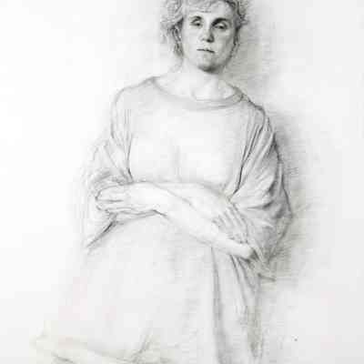 Study For Self Portrait in Green