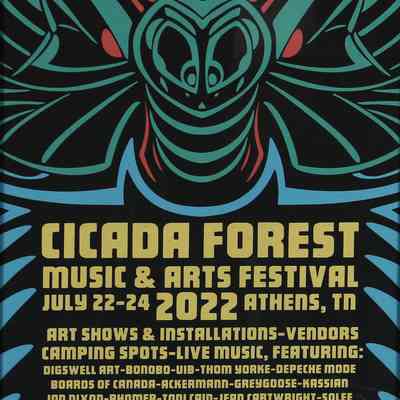 Cicada Forest Music & Arts Festival 2022 Poster