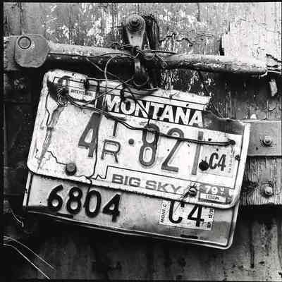 License Plate, Calgary, 1978