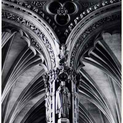 Choir Screen Stattuary and Ceiling, Bristol Cathedral, 1980