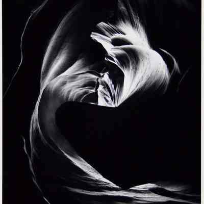 Circular Chimney, Antelope Canyon, 1980