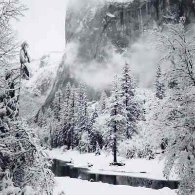 El Capitan, Winter, Yosemite National Park