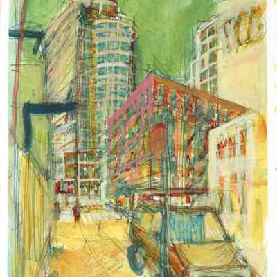 Outside Chaim Gross's Studio