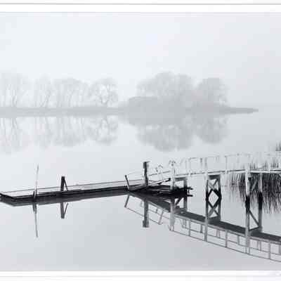 Boat Dock and Fog