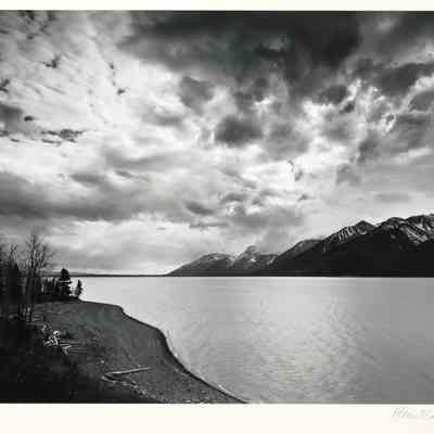 Jackson Lake, Clouds Grand Teton National Park, 1975