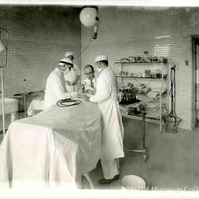 Operating Room, University Hospital, Maryland, 1920