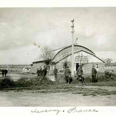 American Red Cross Auditorium, Savenay, France, exterior view