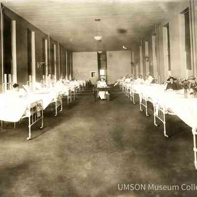 Men's Ward G, University Hospital, Maryland, 1920