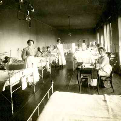 University Hospital Men's Ward D, ca. 1910