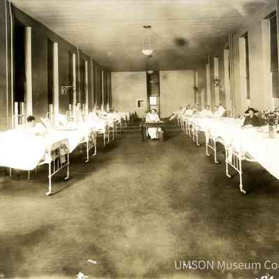 Men's Ward G, University Hospital, Maryland, 1920