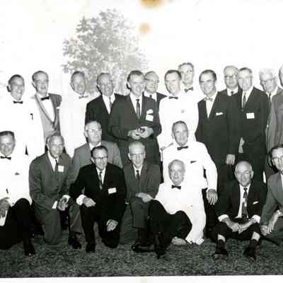 Doctors of the 42nd General Hospital at a reunion ca. 1965