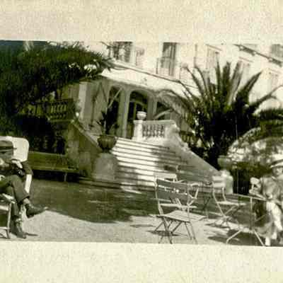 Hotel facade and plaza, Nice