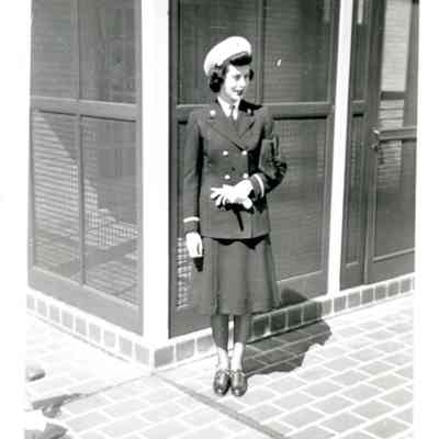 Jane Small Baker (DIN 1942) in U.S. Army Nurse Corps dress uniform