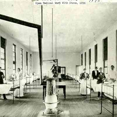 Men's Medical Ward, original University Hospital, Maryland, 1896