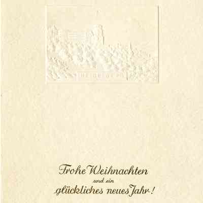 Christmas letter from Rowena Roach (DIN 1931), 1949