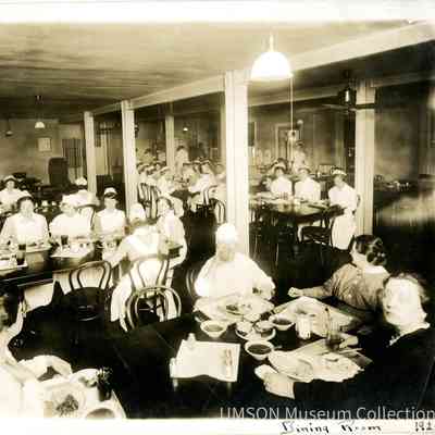 Dining Room, University Hospital, Maryland, 1920