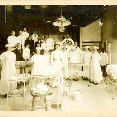 University Hospital Operating Room Surgical Staff, 1913