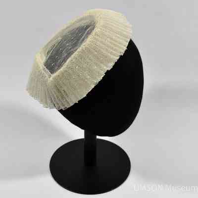 2023.15.4: Flossie cap worn by Jean Crow Kiser, DIN 1947
