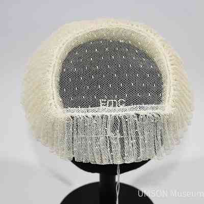 2023.15.4: Flossie cap worn by Jean Crow Kiser, DIN 1947