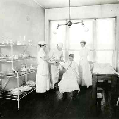 Treatment room, University Hospital, 1914