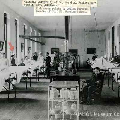Men's Surgical Ward, University Hospital, November, 1890