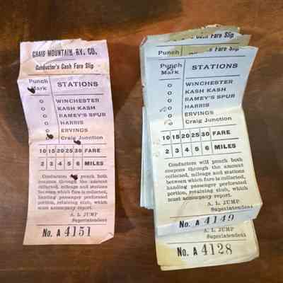 Cash Fare Slips