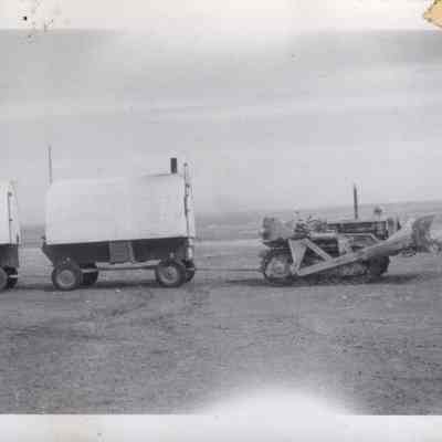 D4 Caterpillar with Sheepwagons