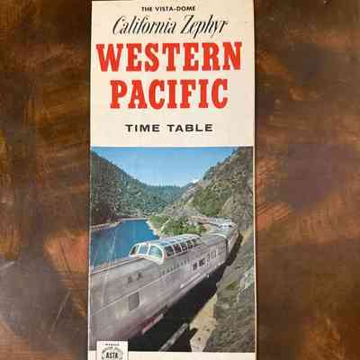 Timetable-California Zephyr