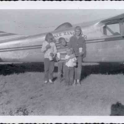 Children with Plane
