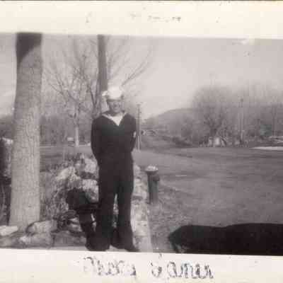 Mick Lehner in Navy Uniform