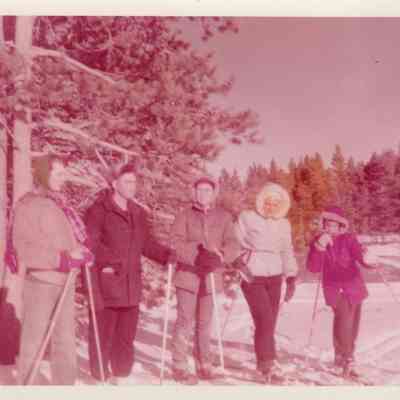 Skiers on Casper Mountain