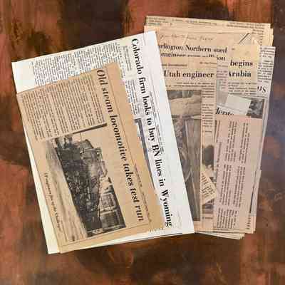 Newspaper Clippings-Non-Casper Railroad