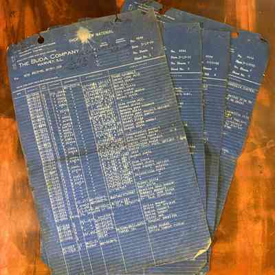 Buda Shop Bill of Material