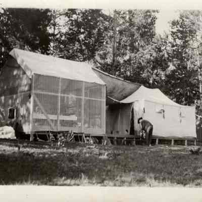 Camp at Half Moon Lake