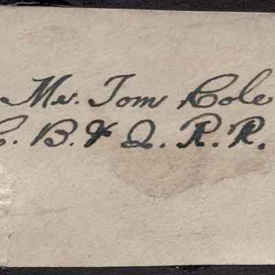 Tom Cole Card