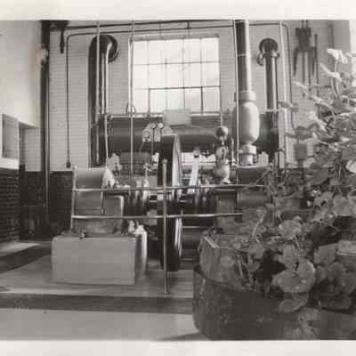 CB&Q Compressor Room
